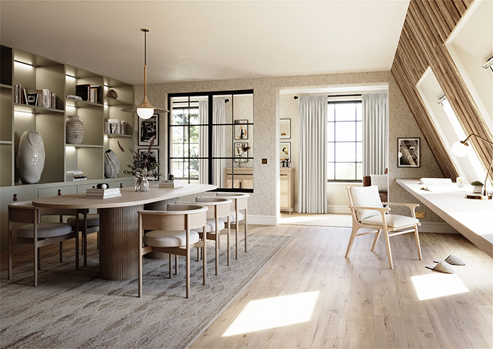 Corrugation, Pale Cream - Made to Measure Curtains - Image 7